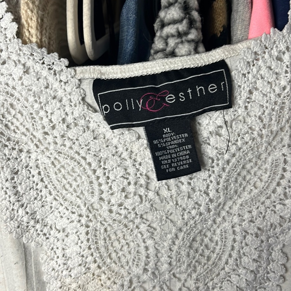 Polly & Esther White bodysuit